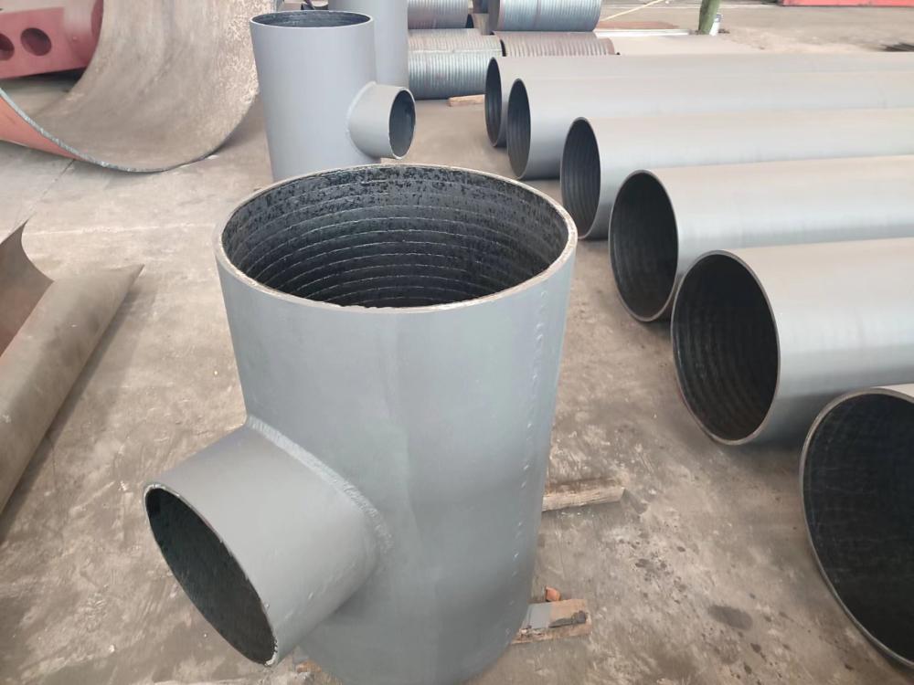 河北8+4,8+6耐磨三通，堆焊耐磨三通